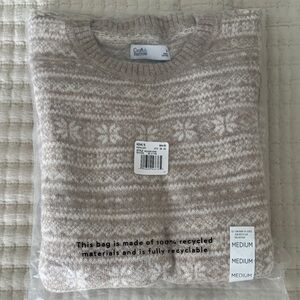 croft & barrow women’s Tan Sweater